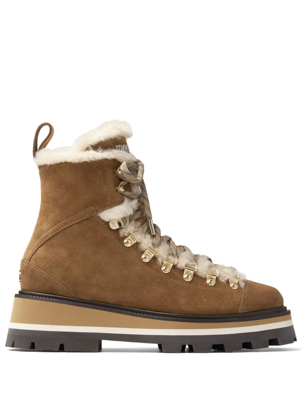 Jimmy Choo Shearling-Stiefel - Braun von Jimmy Choo