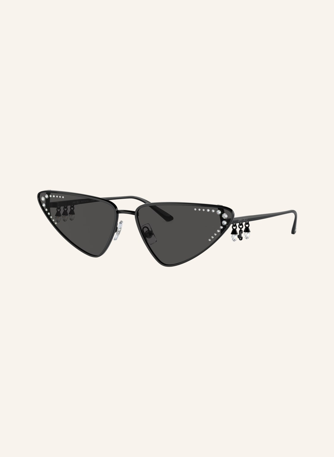 Jimmy Choo Sonnenbrille jc4001b Mit Schmucksteinen schwarz von Jimmy Choo