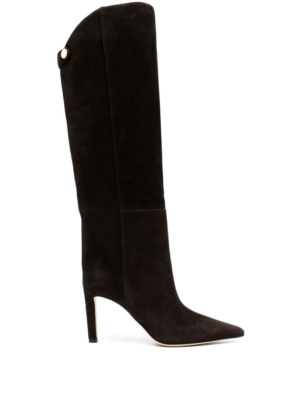 Jimmy Choo Stiefel mit spitzer Kappe 85mm - Braun von Jimmy Choo