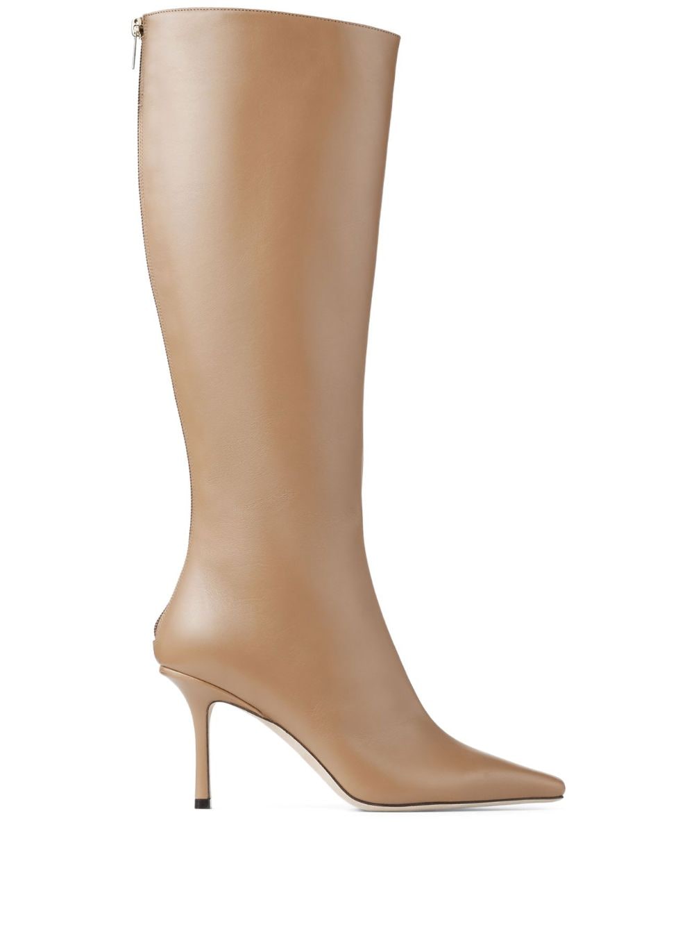 Jimmy Choo Stiefel mit spitzer Kappe 85mm - Nude von Jimmy Choo