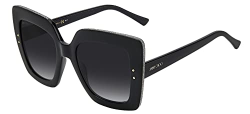 Jimmy Choo Sonnenbrillen AURI/G/S Black/Grey Shaded 53/22/145 Damen von Jimmy Choo