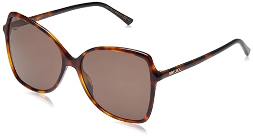 Jimmy Choo Unisex Fede/s Sonnenbrille, Havana, 59 von Jimmy Choo