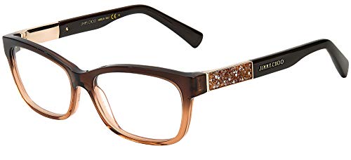 Jimmy Choo Unisex Jc110 Sonnenbrille, Shaded Brown BEIGE, 53 von Jimmy Choo