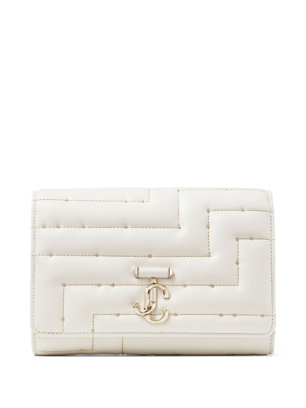 Jimmy Choo Gesteppte Varenne Avenue Clutch - Weiß von Jimmy Choo