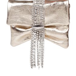 Jimmy Choo Zandra Clutch Aus Metallischem Leder von Jimmy Choo