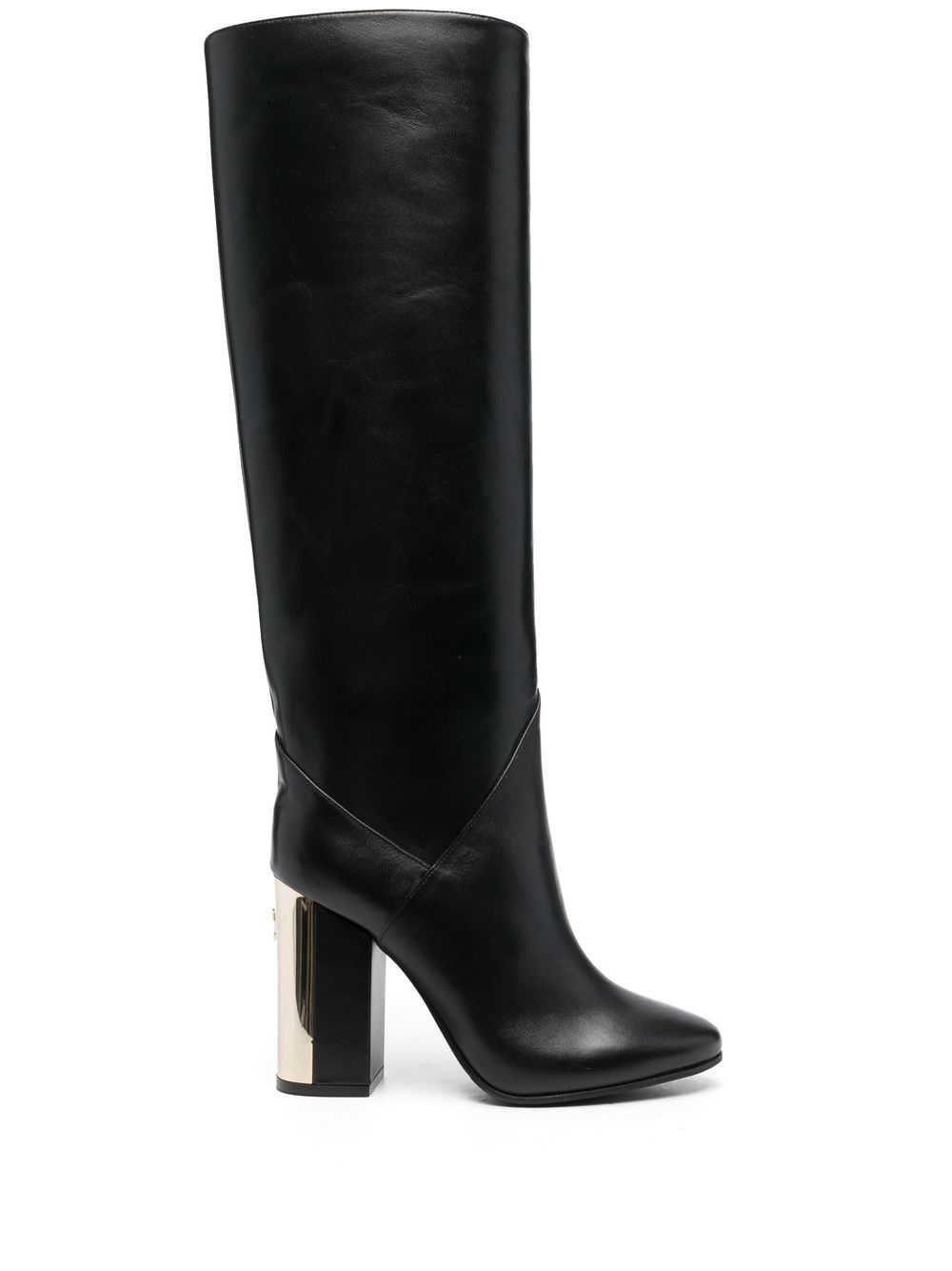 Jimmy Choo Stiefel mit Blockabsatz - Schwarz von Jimmy Choo