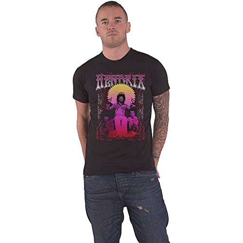 Jimmy Hendrix Herren T-Shirt Karl Ferris Wheel, Schwarz, L von Bravado