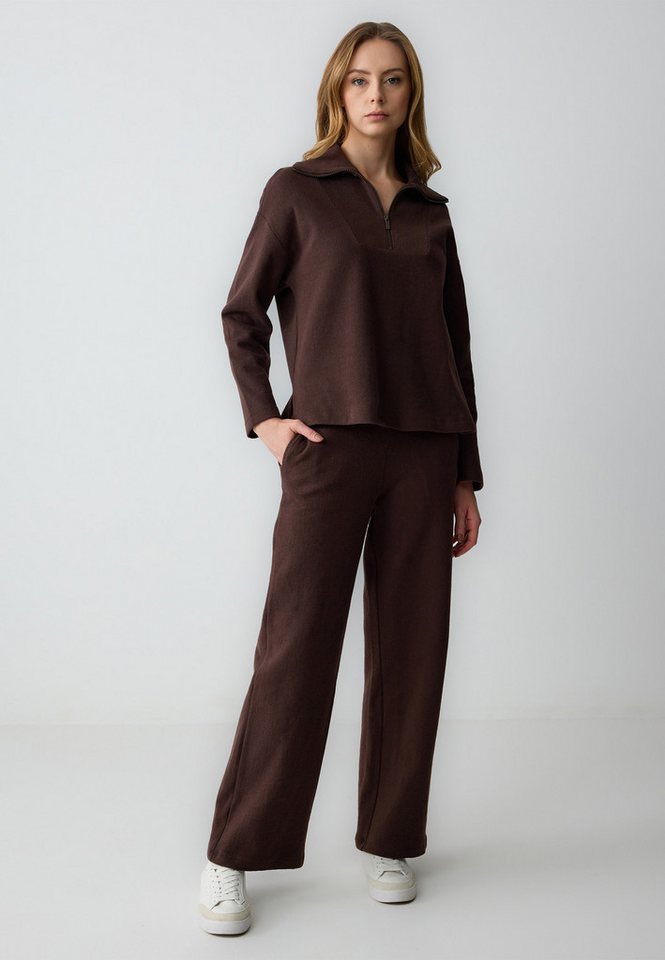 Jimmy Key Strickhose Langärmliges Basic-Bluse Mit Rundhalsausschnitt Und Schmaler Passform von Jimmy Key