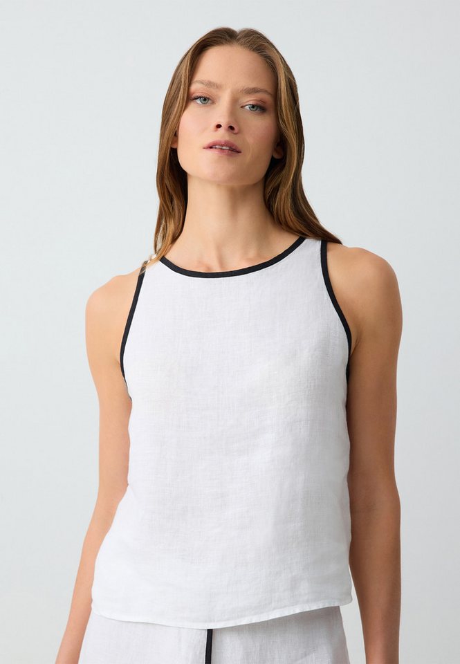 Jimmy Key Blusentop Weiße Bluse von Jimmy Key