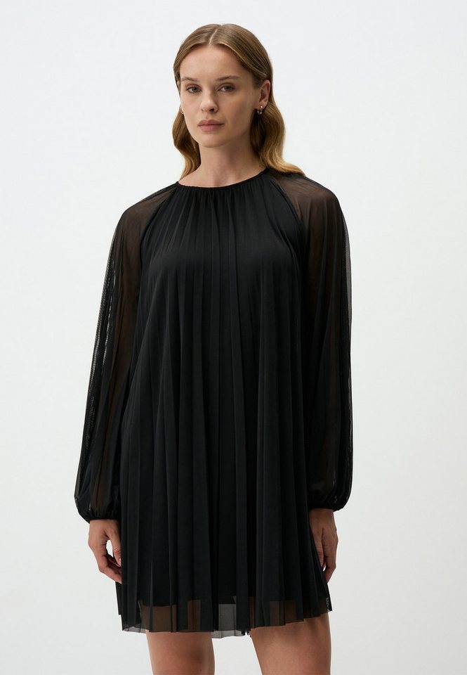 Jimmy Key Chiffonkleid Schwarz Falten Chiffon Kleid von Jimmy Key