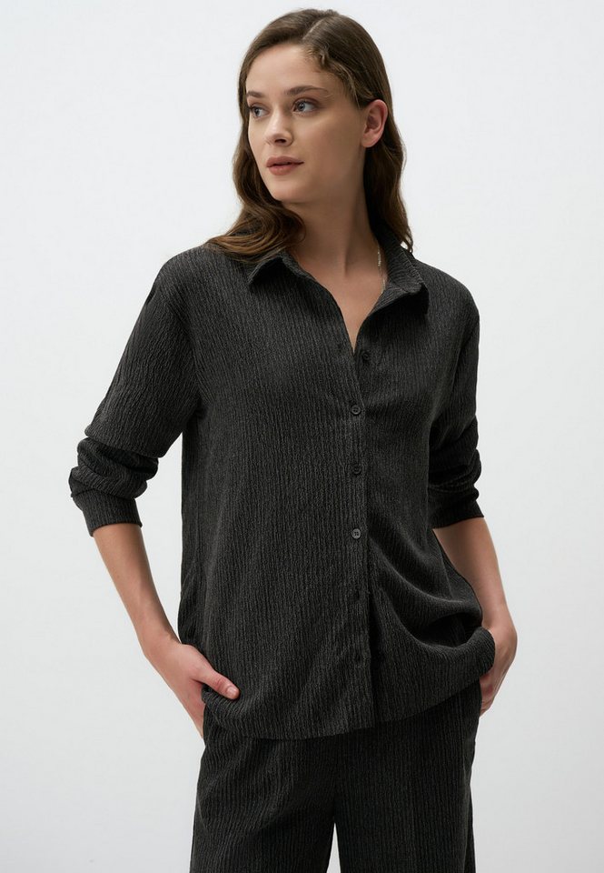 Jimmy Key Shirtbluse Anthrazit Legeres Hemd von Jimmy Key