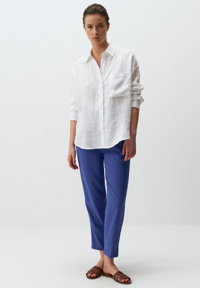 Jimmy Key Strickhose Hohe Taille Leinenhose von Jimmy Key