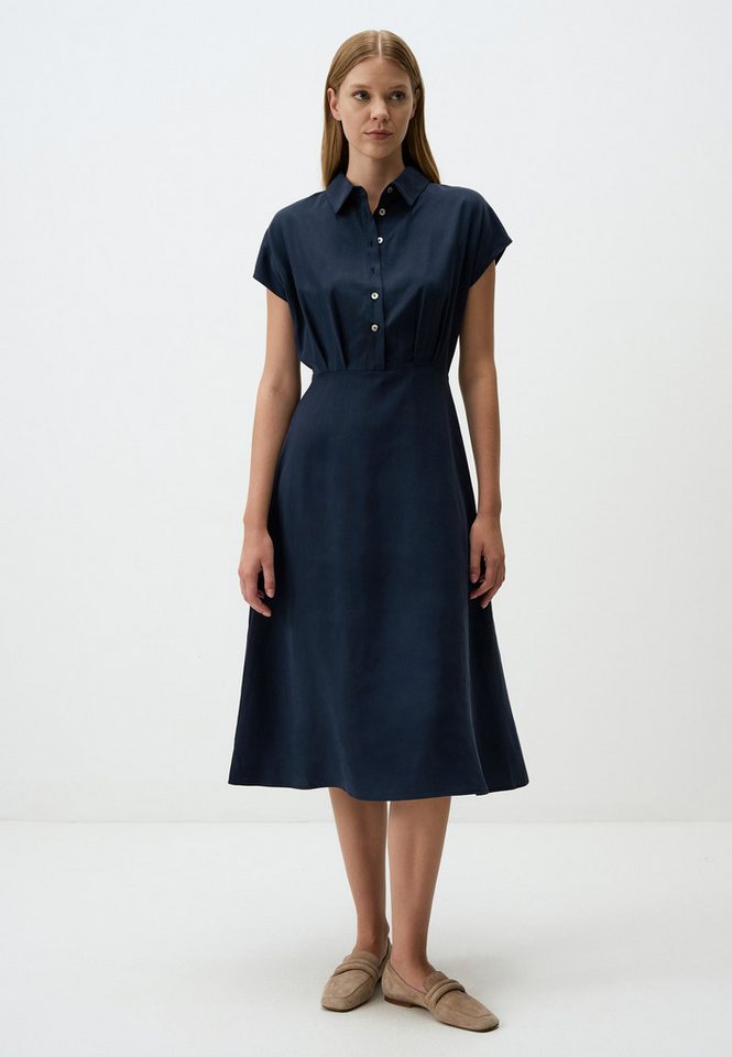 Jimmy Key Midikleid Hemdkragen Ärmellos Midi Kleid von Jimmy Key