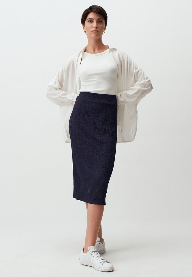 Jimmy Key Midirock Normale Taille Elegant Gerade Midirock von Jimmy Key