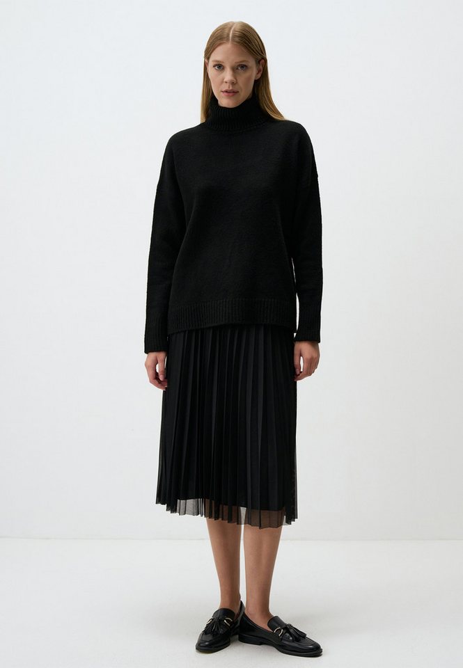 Jimmy Key Midirock Schwarz Falten Midi Rock von Jimmy Key