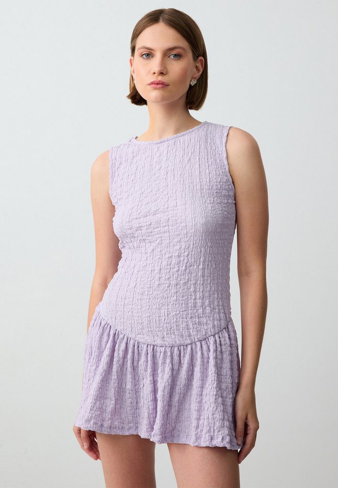 Jimmy Key Minikleid Ärmelloses Strick-Minikleid Mit Rundhalsausschnitt Und Entspannter Pas von Jimmy Key