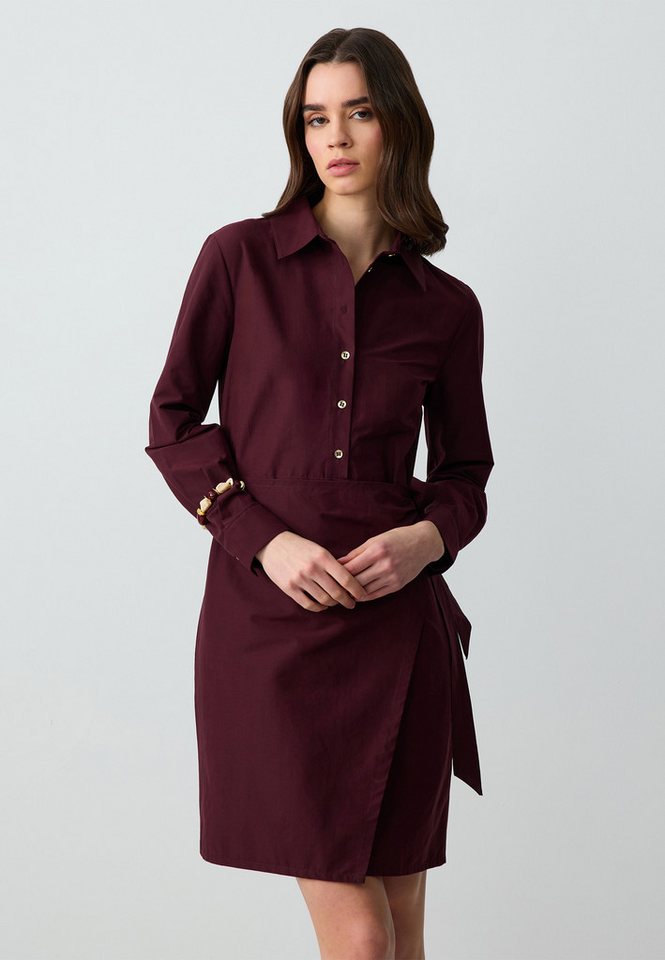 Jimmy Key Minikleid Geweven mini-jurk met lange mouwen en kraag Jimmy Key Minikleid Geweven mini-jurk met lange mouwen en kraag von Jimmy Key