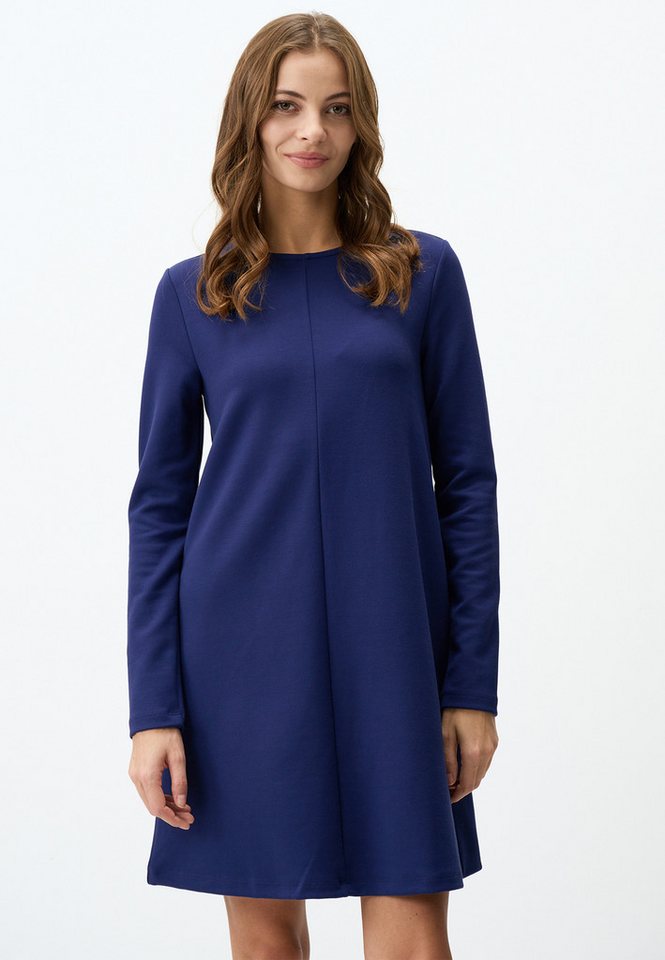Jimmy Key Minikleid Rundhalsausschnitt Entspannte Passform Strick Minikleid von Jimmy Key