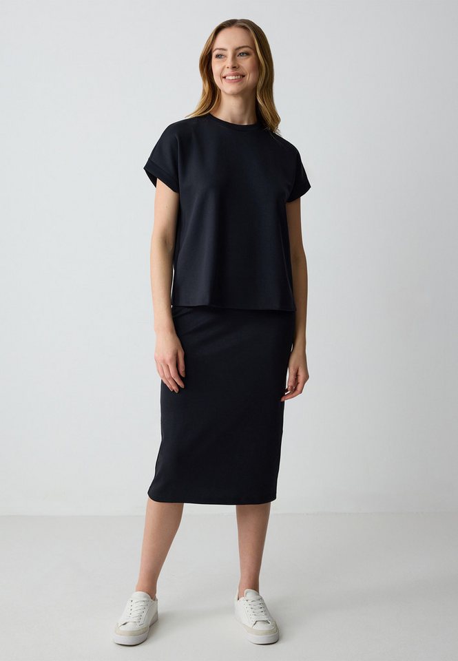 Jimmy Key Minirock Bluse Mit Neckholder-Crop-Top Und Verzierung von Jimmy Key