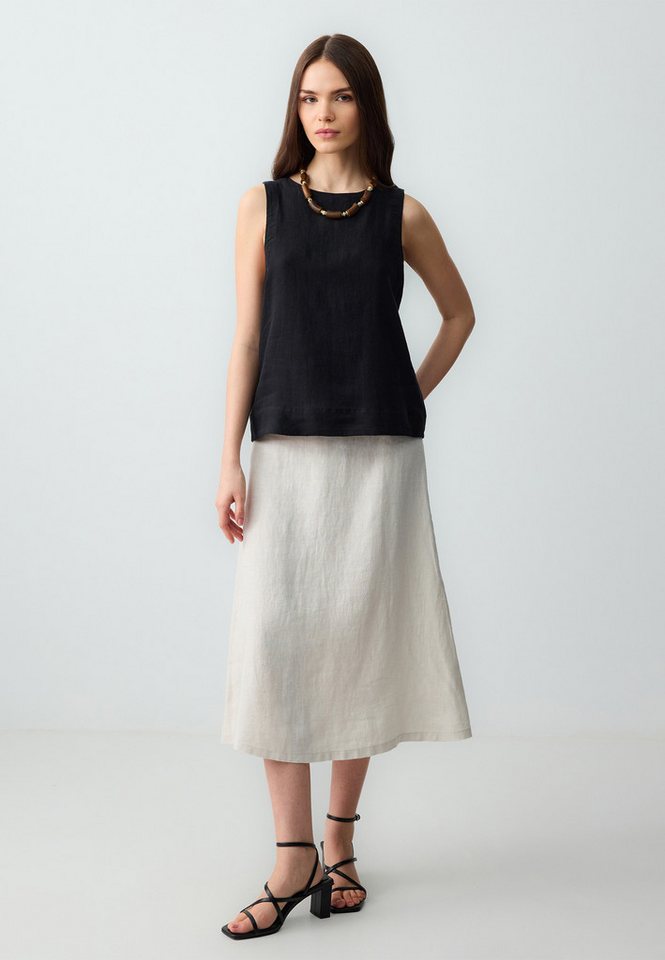 Jimmy Key Minirock Regular Fit Gewebter Rock İn Stein von Jimmy Key