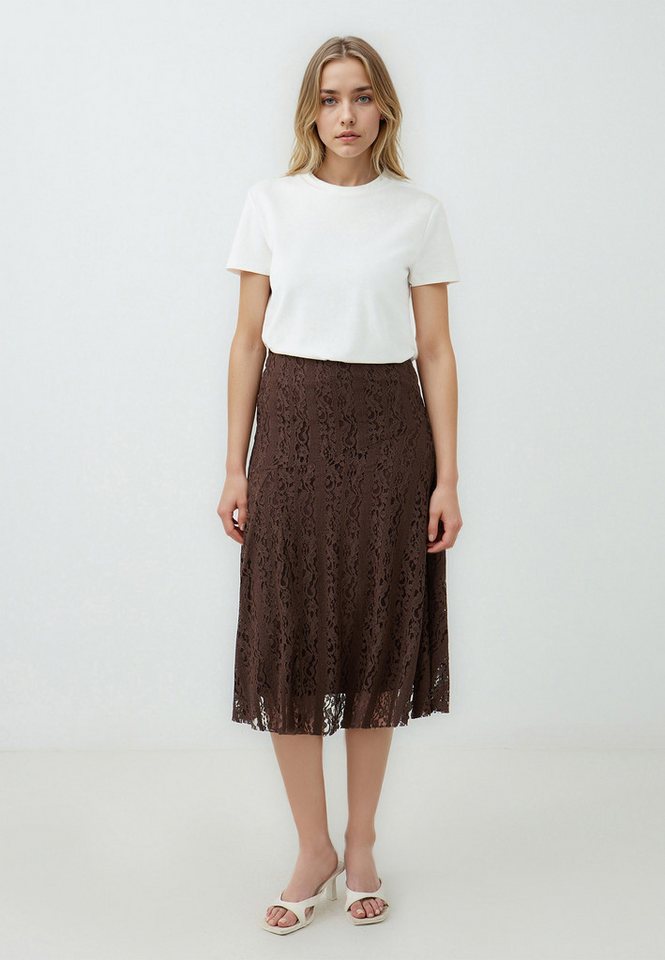 Jimmy Key Minirock Regular Fit Strickrock İn Braun von Jimmy Key