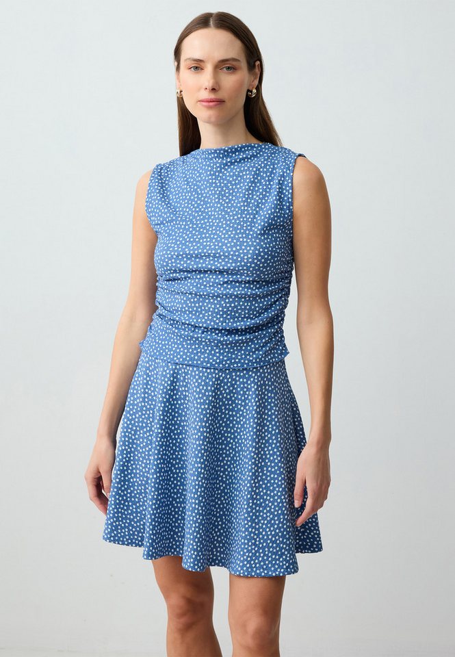 Jimmy Key Minirock Relaxed Fit Strick-Minirock Mit Normaler Taille Und Punkten von Jimmy Key