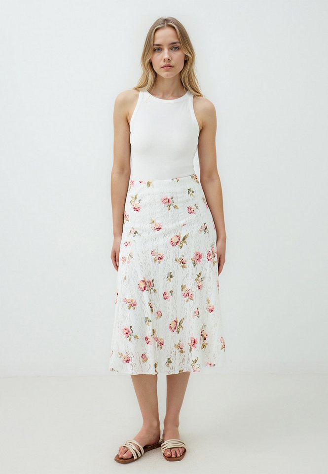 Jimmy Key Minirock Strickrock İn Ecru Mit Normaler Passform von Jimmy Key