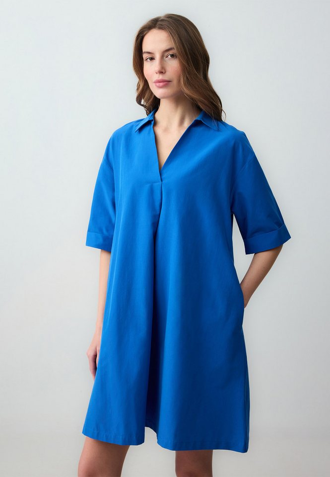 Jimmy Key Relaxhose Relaxed Fit Shirtkraag Elleboogmouw Geweven Minijurk von Jimmy Key
