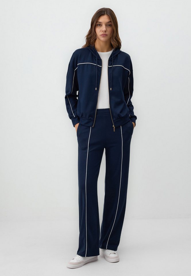 Jimmy Key Strickhose Strickhose Mit Hoher Taille Und Weitem Bein Und Entspannter Passform U von Jimmy Key