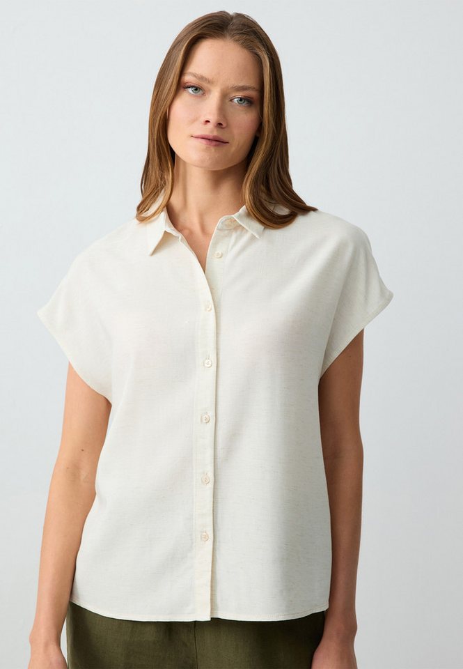 Jimmy Key Shirtbluse Losse pasvorm Overhemdkraag Geweven Ecru Overhemd Jimmy Key Shirtbluse Losse pasvorm Overhemdkraag Geweven Ecru Overhemd von Jimmy Key
