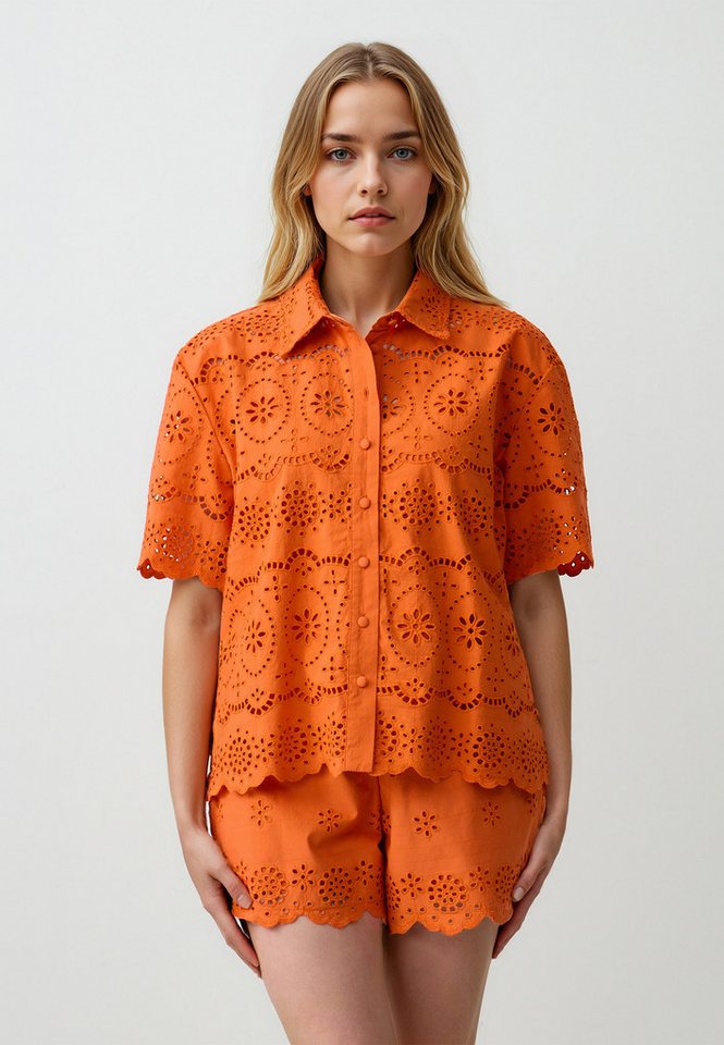 Jimmy Key Shorts Orangefarbene Shorts Aus Webstoff İn Normaler Passform Jimmy Key Shorts Orangefarbene Shorts Aus Webstoff İn Normaler Passform von Jimmy Key