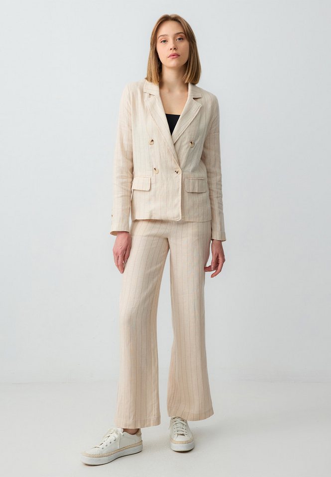 Jimmy Key Strickhose Gewebte Hose İn Stein von Jimmy Key