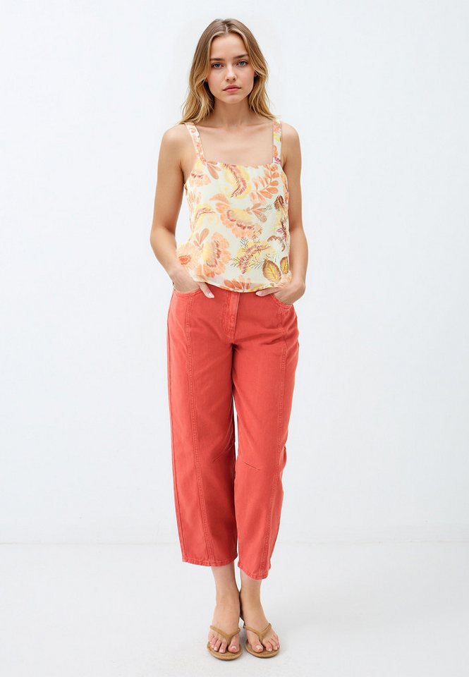 Jimmy Key Strickhose Jeanshose aus 100 % Baumwolle mit normaler Taille und normalem Bein von Jimmy Key