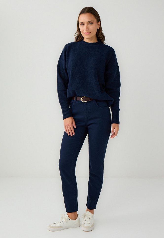 Jimmy Key Strickhose Regular Fit gewebte dunkelblaue Hose Jimmy Key Strickhose Regular Fit gewebte dunkelblaue Hose von Jimmy Key