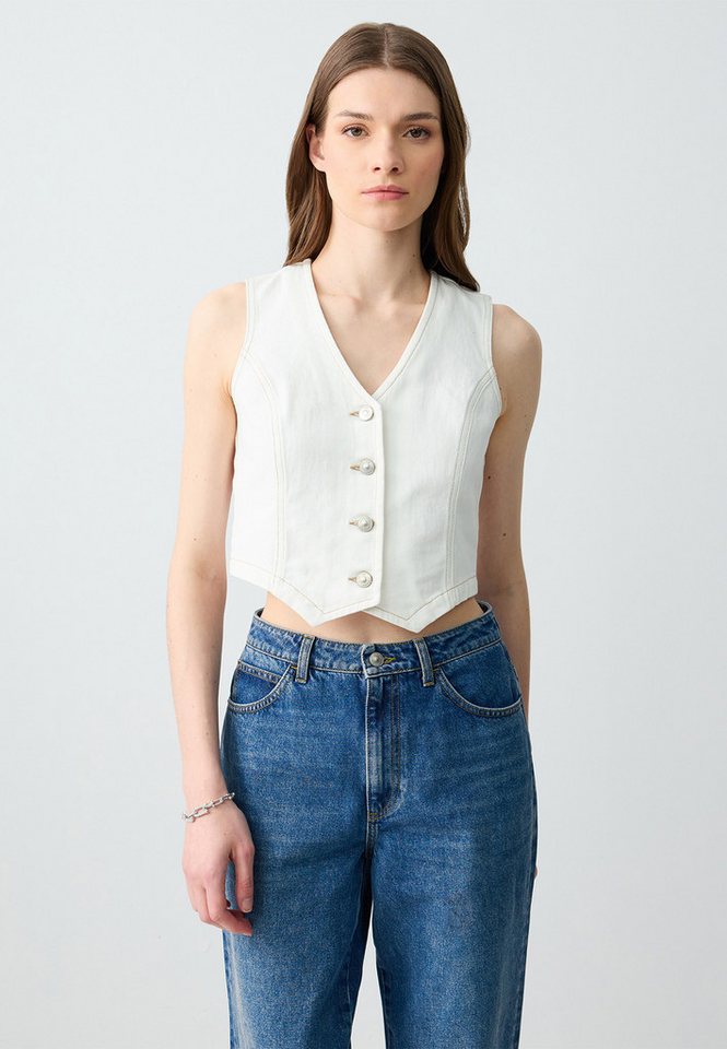 Jimmy Key Strickhose Rodeo-Hose Aus Denim von Jimmy Key