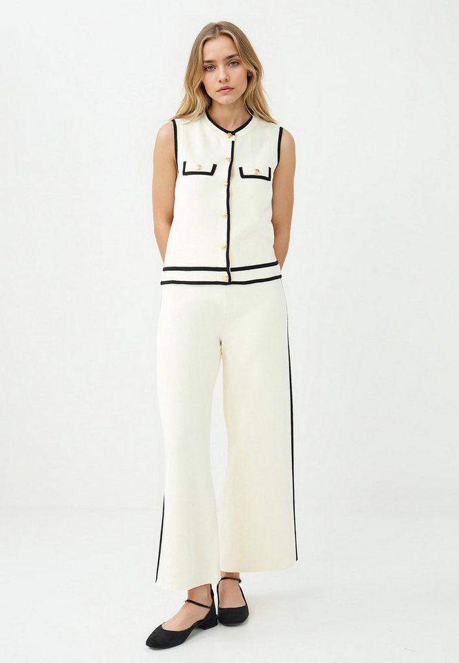 Jimmy Key Strickhose Weite Strickhose mit hoher Taille von Jimmy Key