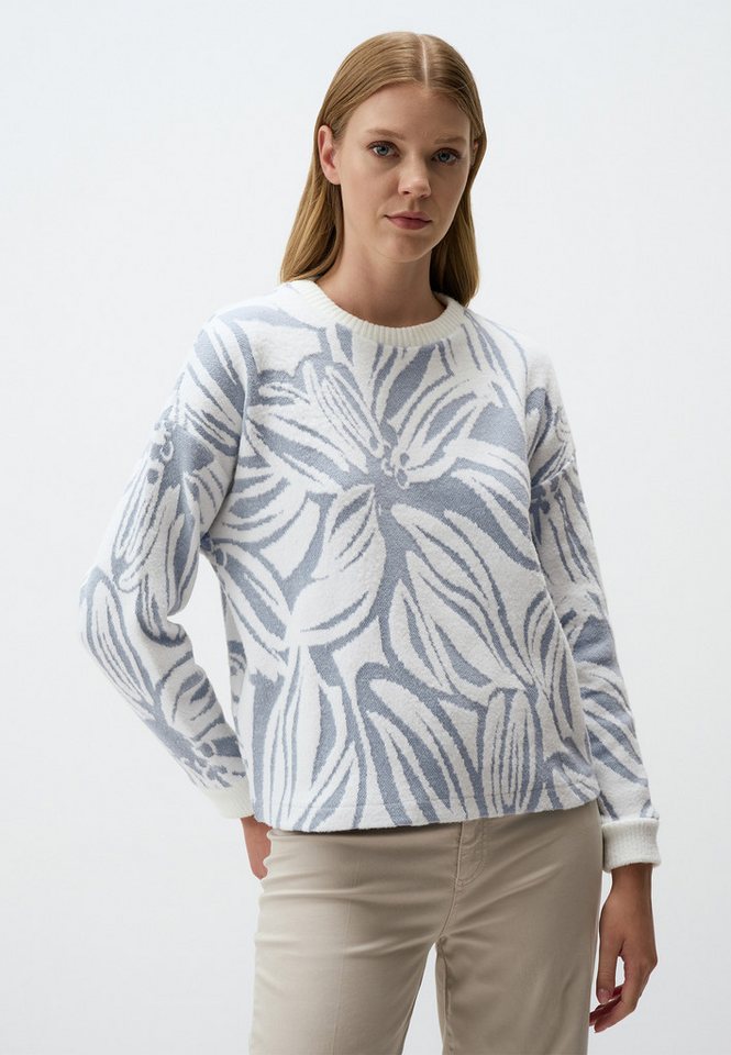 Jimmy Key Strickpullover Blumenmuster Strickpullover von Jimmy Key