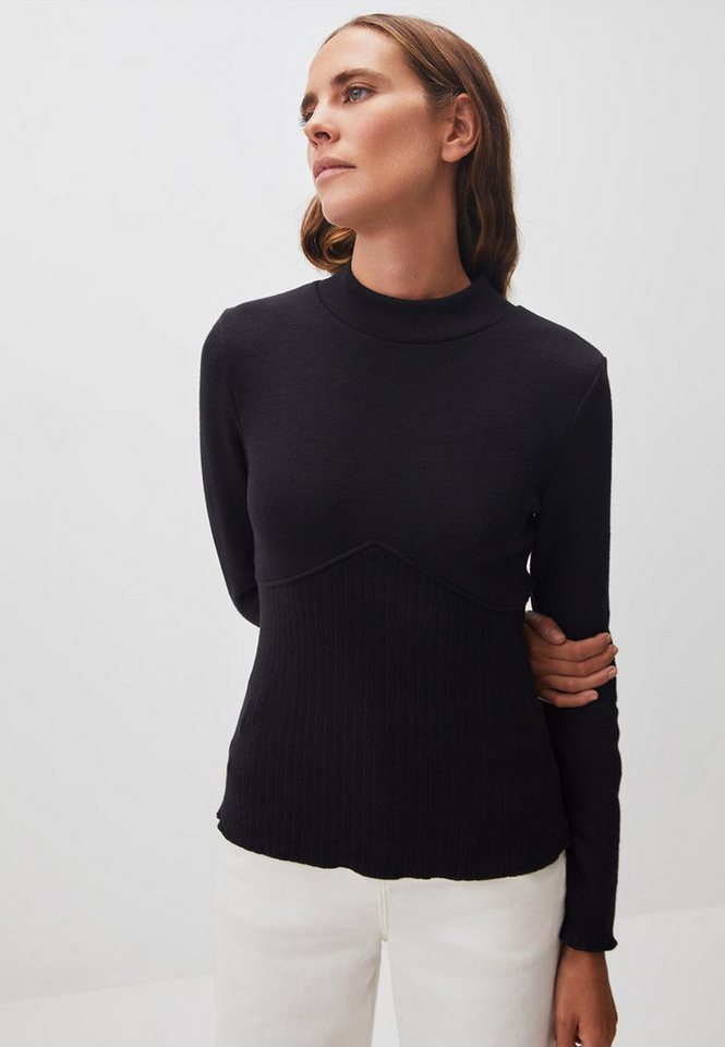 Jimmy Key Strickpullover Weicher Strukturierter Pullover Mit Halbem Rollkragen Jimmy Key Strickpullover Weicher Strukturierter Pullover Mit Halbem Rollkragen von Jimmy Key