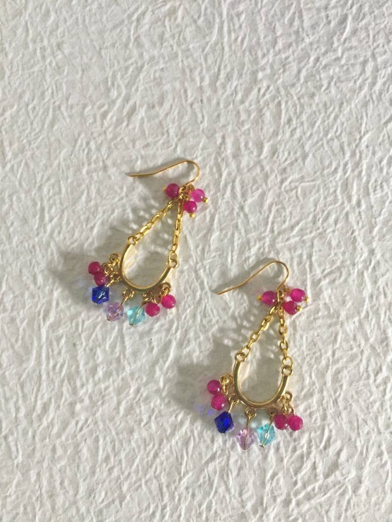 Gold Fertig Ohrringe, Ohrringe von JimmyCreationHawaii