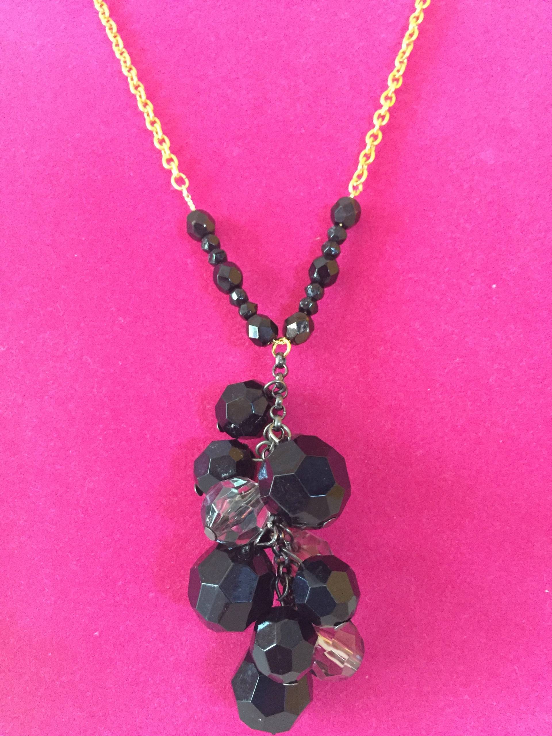 Schwarz Und Gold Kombination Halskette Schwarz Und Gold Kombination Halskette von JimmyCreationHawaii