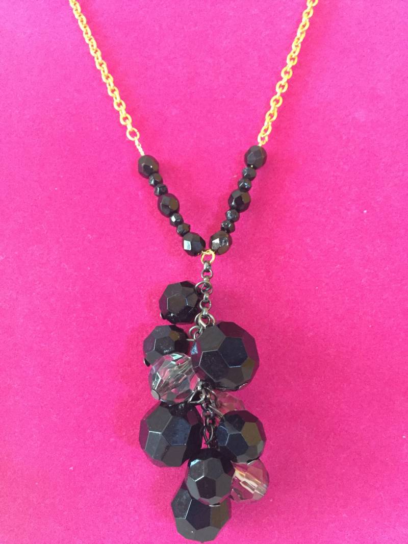 Schwarz Und Gold Kombination Halskette Schwarz Und Gold Kombination Halskette von JimmyCreationHawaii