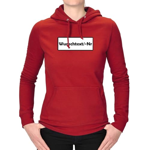 Hoodie Panzerknacker Karneval Kostüm Set Wunschnummer XS-2XL Damen Verkleidung Fasching Rosenmontag Karnevalszug, Größe:L, Shirt only, Logo: Wunsch-Nr von Jimmys Textilfactory