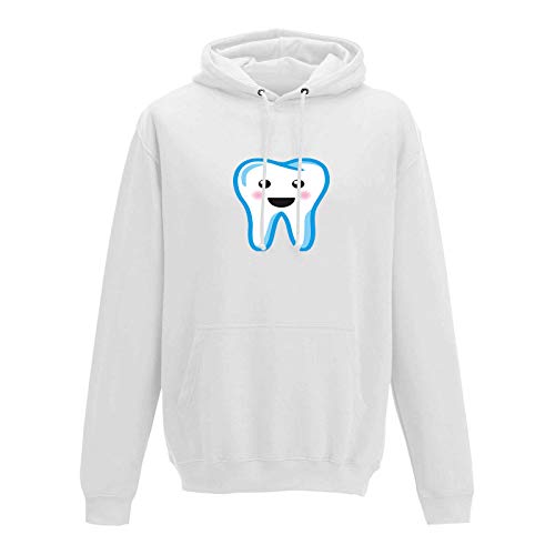 Hoodie Zahnfee + Tütü Tüllrock Kostüm Fasching Karneval 12 Farben Herren XS-5XL Verkleidung Junggesellenabschied Ballerina Humor 11.11. , Größenauswahl:L, Farbauswahl:weiss (Hoodie) von Jimmys Textilfactory