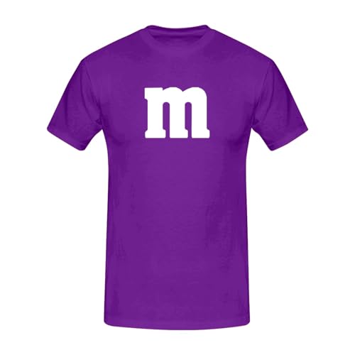 Jimmys Textilfactrory T-Shirt M&M Karneval Kostüm 15 Farben XS-5XL Verkleidung Gruppenkostüm Partner Familie Fasching Rosenmontag Motto-Party Feier, Größe:3XL, Farbe:lila - Logo Weiss Jimmys Textilfactrory T-Shirt M&M Karneval Kostüm 15 Farben XS-5XL Verkleidung Gruppenkostüm Partner Familie Fasching Rosenmontag Motto-Party Feier, Größe:3XL, Farbe:lila - Logo Weiss von Jimmys Textilfactory