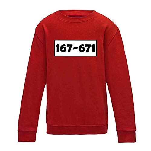 Sweatshirt Panzerknacker Kids Deluxe+ Kostüm-Set Karneval Party Kinder 104-164 Fasching Party, Logo & Set:Standard-Nr./Shirt only (167-761/Shirt ohne Zubehör), Größe:164 von Jimmys Textilfactory