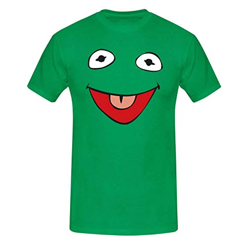 T-Shirt Frosch Kostüm Karneval Fasching Sesamstraße 13 Farben Herren XS - 5XL Verkleidung Rosenmontag Fastnacht Umzug Sitzung Narren, Größe: XL, Farbe: grün von Jimmys Textilfactory