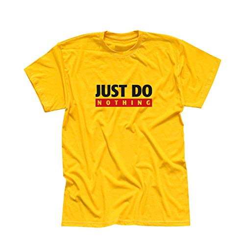 T-Shirt Just Do Nothing faul Athletics Sport Fun-Shirt 13 Farben Herren XS - 5XL Parodie Lazy Humor Spass lustige Sprüche feiern Party von Jimmys Textilfactory