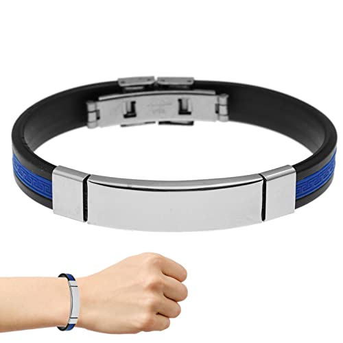 Lympunclog Magnetisches Armband aus Titan | Verstellbare Magnetarmbänder – Leichte Handbänder für Männer, Jugendliche, Geburtstag, Weihnachten von Jimtuze