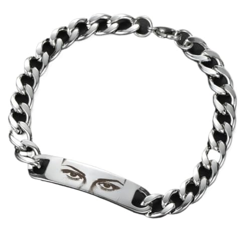 JinFu dian Personalisiertes Augenarmband, personalisiertes Foto-Armband, individuelles Augenbild, Schmuck, Paar, gravierter Anhänger, Geschenke für Männer und Frauen, 20cm, Messing, liuli JinFu dian Personalisiertes Augenarmband, personalisiertes Foto-Armband, individuelles Augenbild, Schmuck, Paar, gravierter Anhänger, Geschenke für Männer und Frauen, 20cm, Messing, liuli von JinFu dian