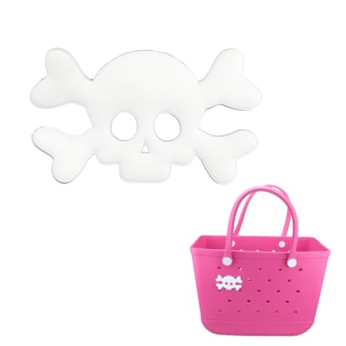 JinJing Strandtasche Zubehör PVC Gummi Totes Einsätze Charms für Bogg Bag Schädel JinJing Strandtasche Zubehör PVC Gummi Totes Einsätze Charms für Bogg Bag Schädel von JinJing